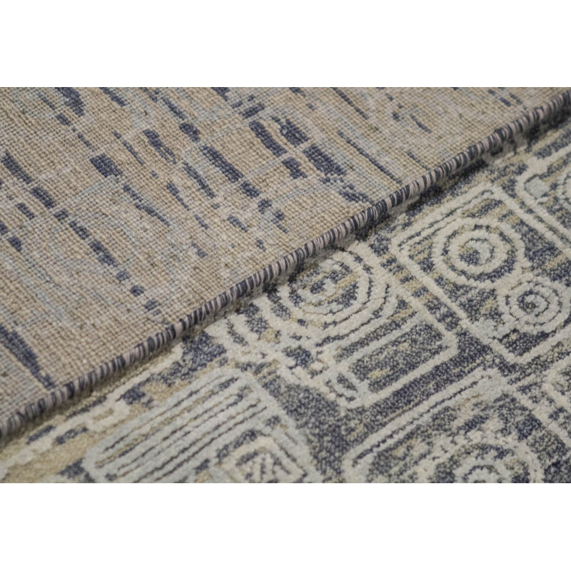 Canterbury Abstract Area Rug in Cream