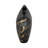 11" Ponce Tribal Black & Gold Vase