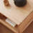 47.24" Burlywood Solid Wood Rectangular Coffee Table