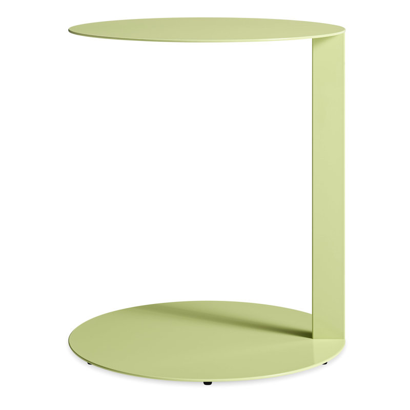 Note End Table, Celery, 21.8" H x 16" W x 16" D