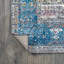 Tapis bleu / gris Stimpson-465474933
