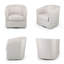 Fauteuil demi-tonneau Wheat