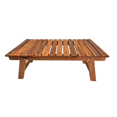 Camping/ Relax Table FSC 100% Acacia Wood Natural Colour