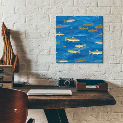 Dovecove 'Angling in The Stream Pattern I by Courtney Prahl, Acrylic Glass Wall Art