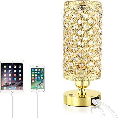 table lamp With Crystals