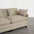 Stovall Modern Armless Loveseat Sofa, Modular Upholstered Couch With Deep Cushions-572937488