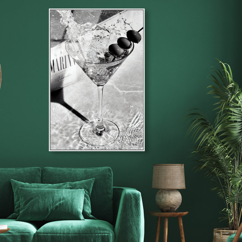 Chill Time II Print by Oliver Gal, 37"H x 25"W, White Floater Frame