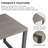 Naresa Modern Metal Patio Outdoor Coffee Table For Garden, Backyard And Porch-1955405904