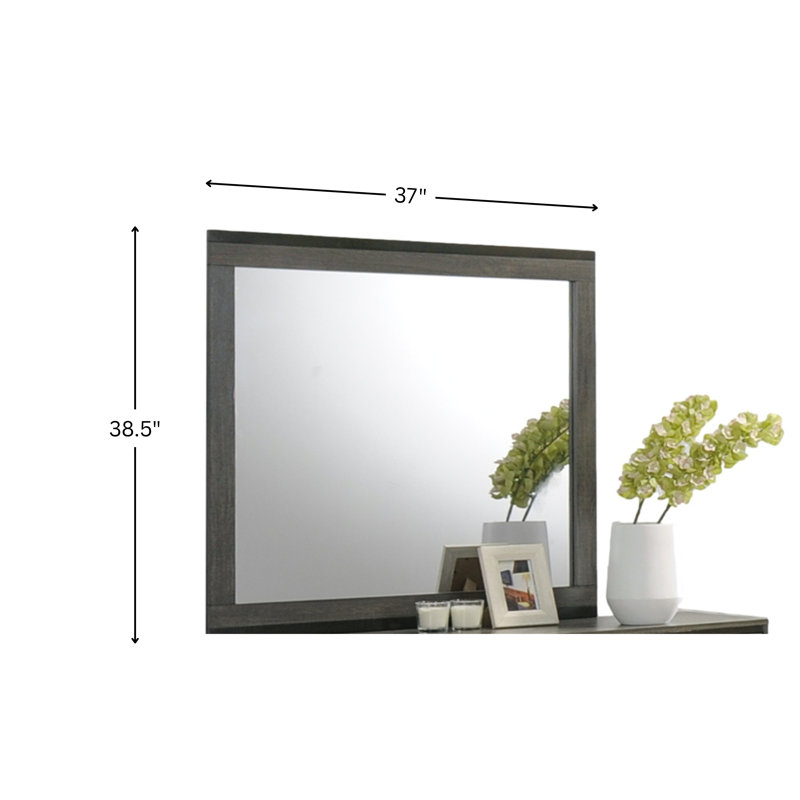 Mandy Wood Frame Mirror
