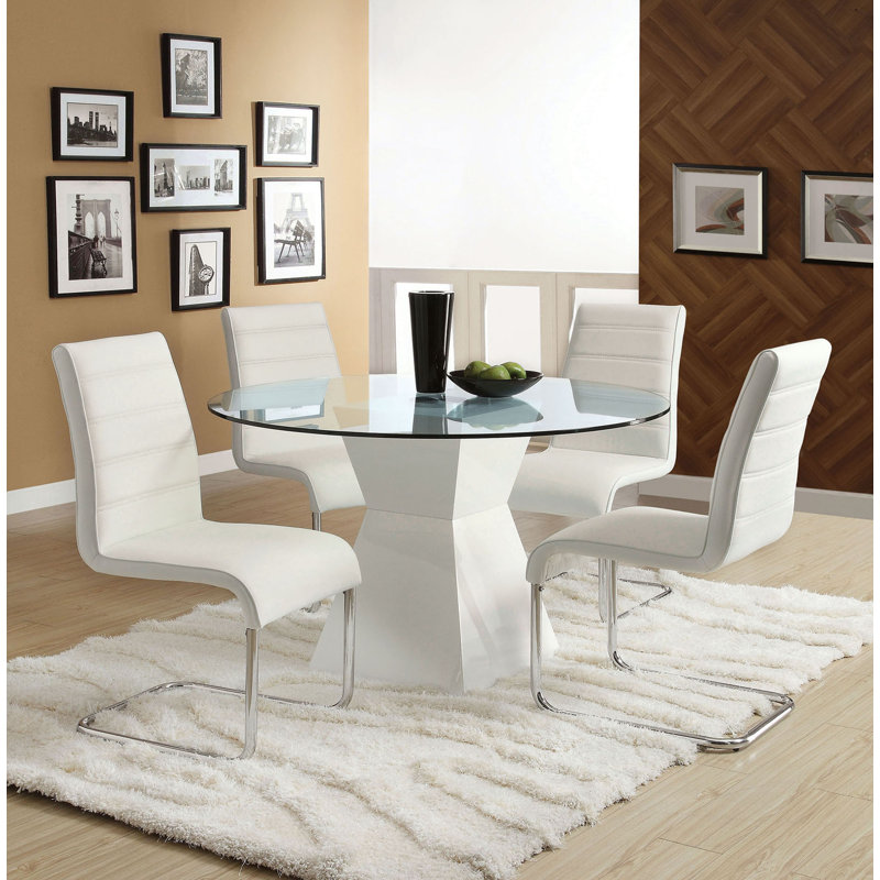 Table de salle à manger Walsh, Blanc
