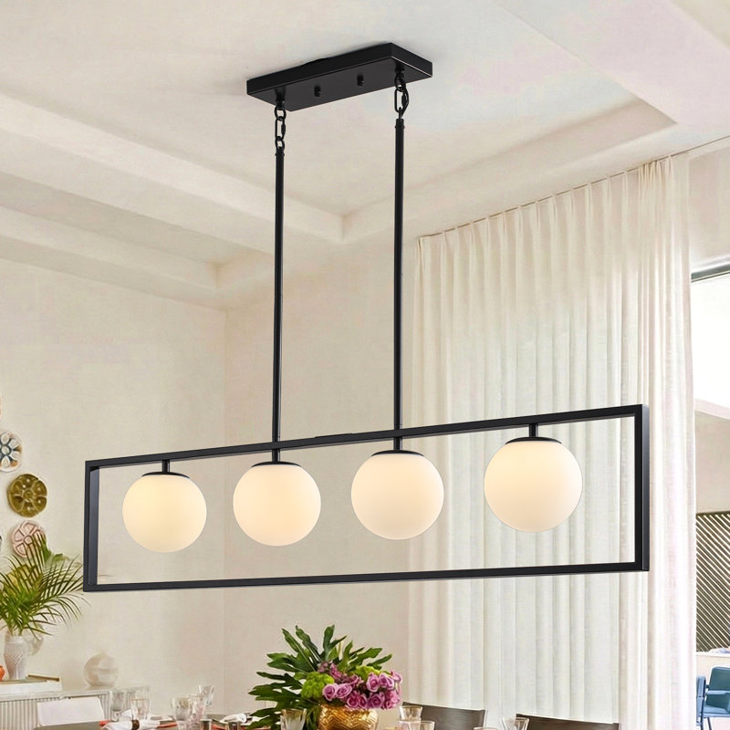 4 - Light 45 inch Dimmable Kitchen Island Chandelier