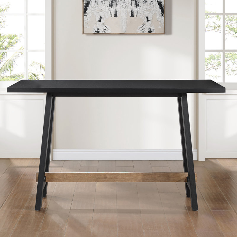 Table de comptoir Aubrey, Noir