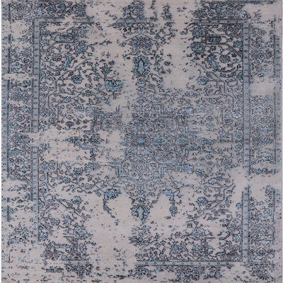 Tapis oriental bleu / gris Shawnna
