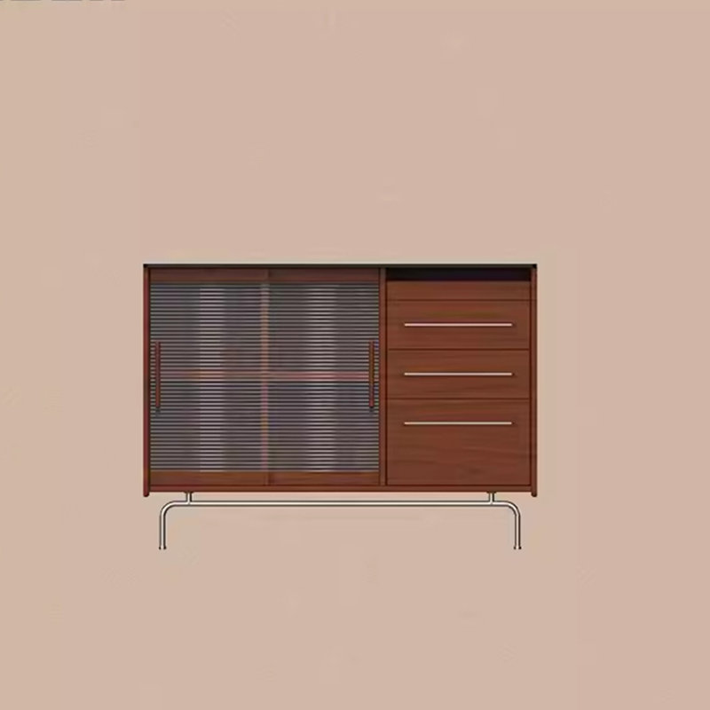 Casier simple rétro en bois massif