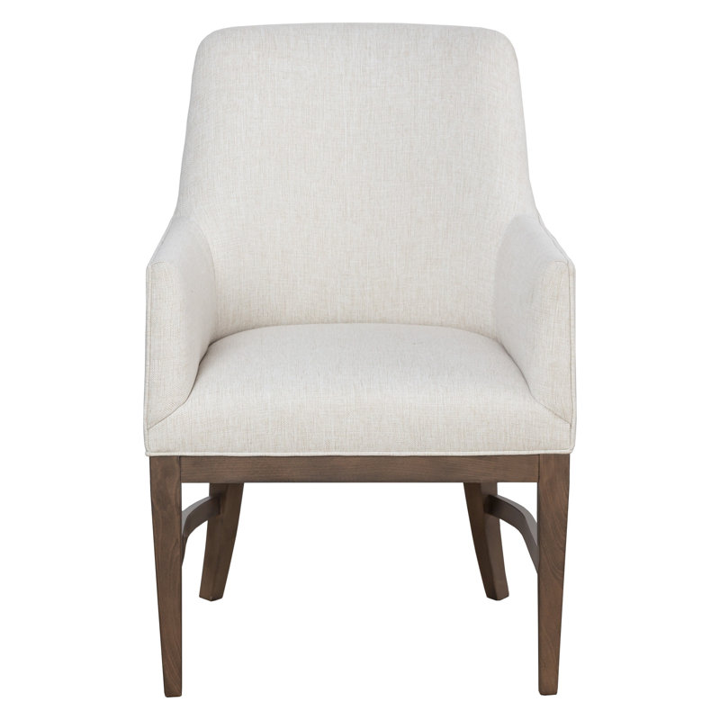 Libby Langdon Cambridge Arm Chair, Mica, Polyester 9953 Pewter