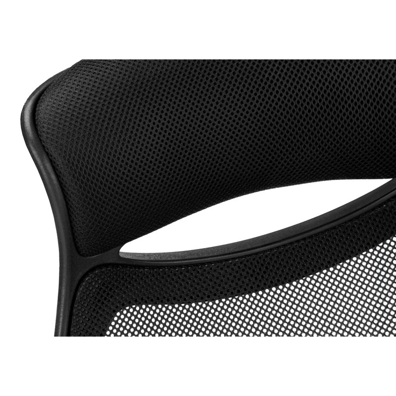 Chaise de bureau Chaneka, Noir