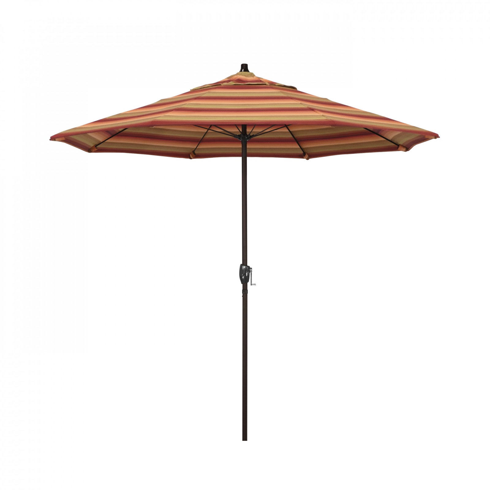 Gino 7.2' Sunbrella® Umbrella, Astoria Sunset Sunbrella®, 94"H x 86.3"W x 86.3"D