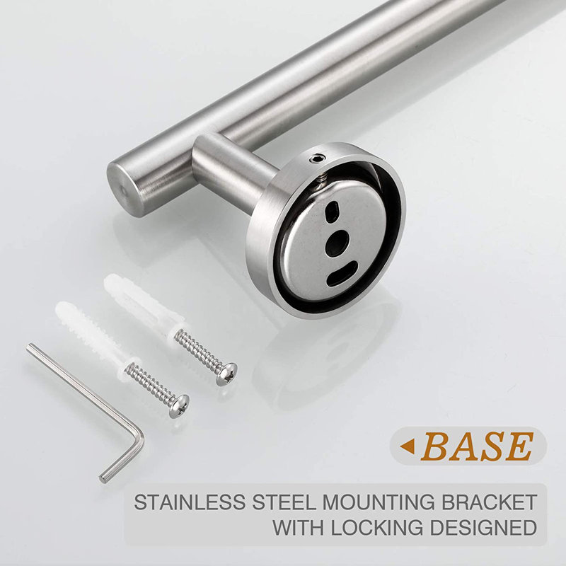6 - Piece Bathroom Hardware Set, Silver