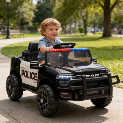 Licensed Dodge RAM 3500 12V Kids Ride On Truck With Remote Control, 2WD, Suspension & LED Lights