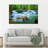Kanchanaburi Deep Forest Waterfall Canvas Print-44605289