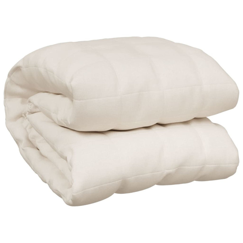 Scouley Weighted Throw Blanket, W235 x L290cm, Cream