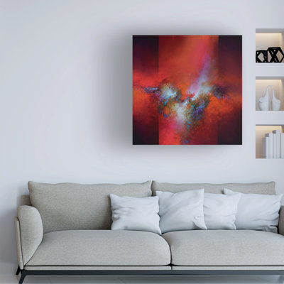 Wrapped Canvas Wall Art - Cody Hooper 'Inner Passions' Wall Art for Living Room, Bedroom, or Office Décor  - 18x18
