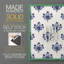Motif de fleurs indigo I - impression encadrée de qualité supérieure - prêt à être accroché - aucun clou requis - aucun clou requis-1775797266-1775797258