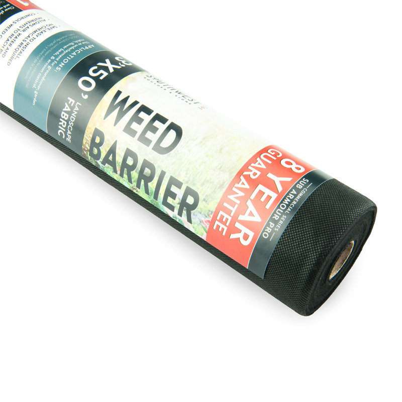 Heavy-Duty Black Non-Woven Landscape Fabric Roll