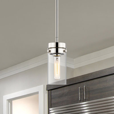 Luminaire suspendu cylindrique à 1 lumière Isamar