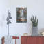 Art mural en métal Winston Porter «Wooden Sink With Mirror» par Momart-1232622966