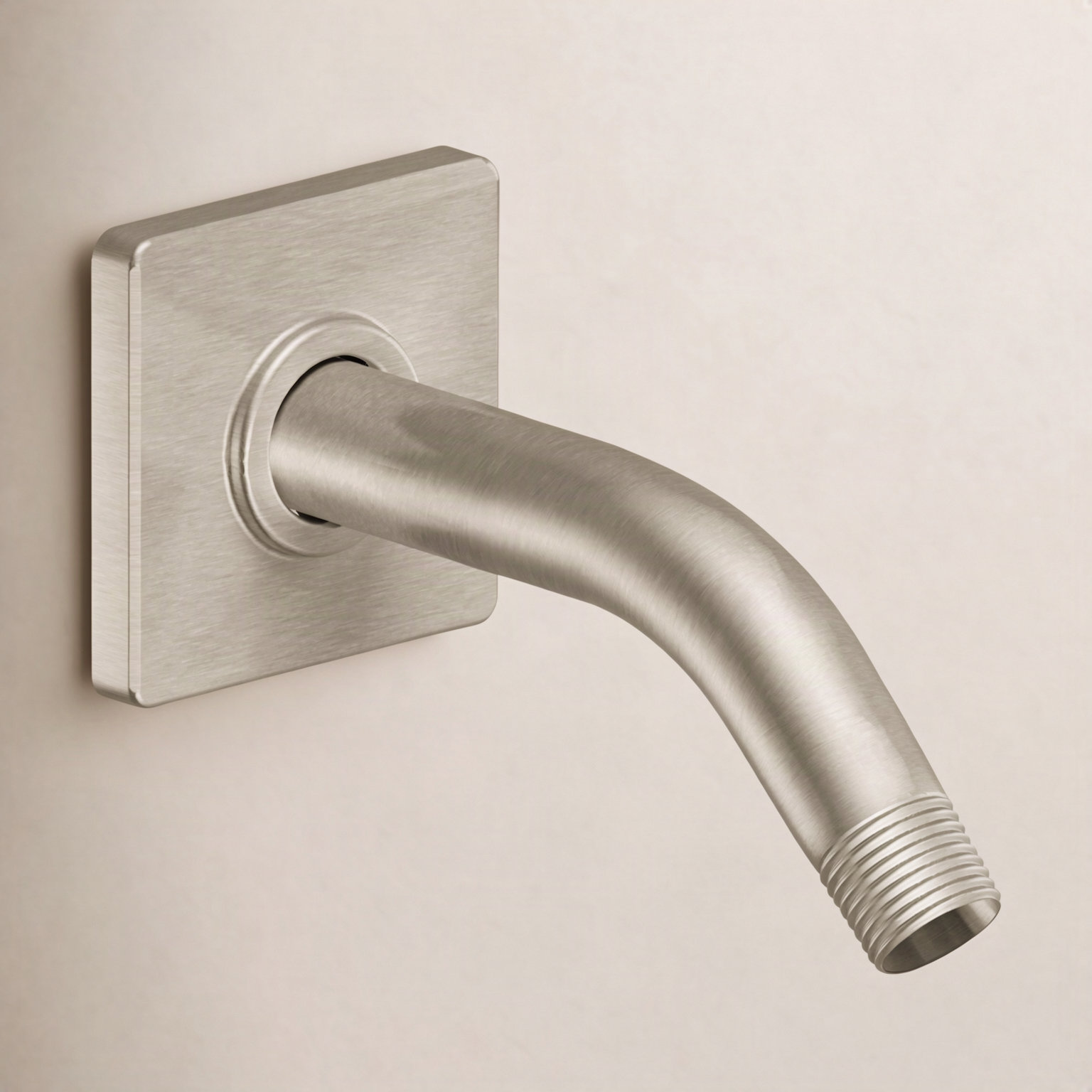 90 Degree Shower Arm, Brushed Nickel