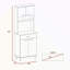 Pantry Piacenza,Two Double Door Cabinet Finish