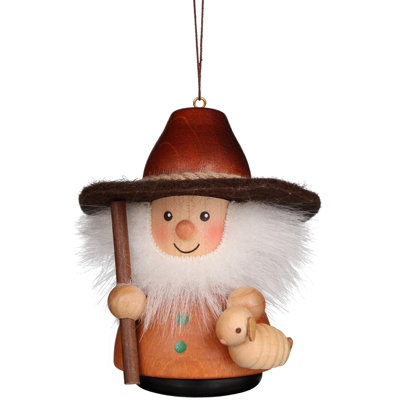 3'' Handmade Wood Animals Hanging Figurine Ornament
