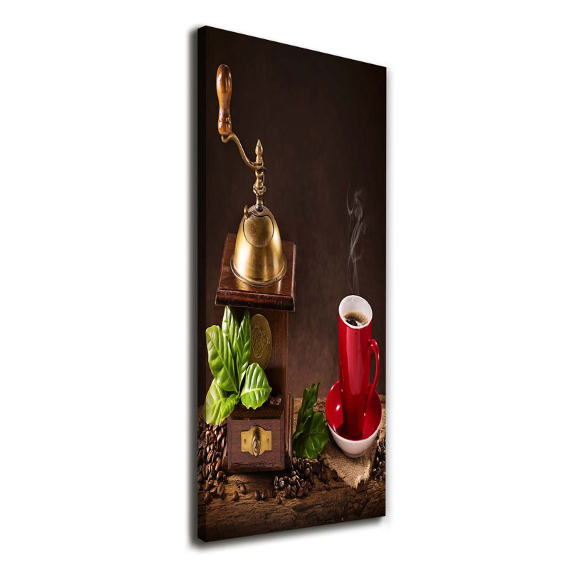 Coffee Grinder - Wrapped Canvas Print