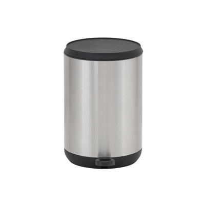 Steel Step On Kitchen Trash Can - 1.3 Gallons