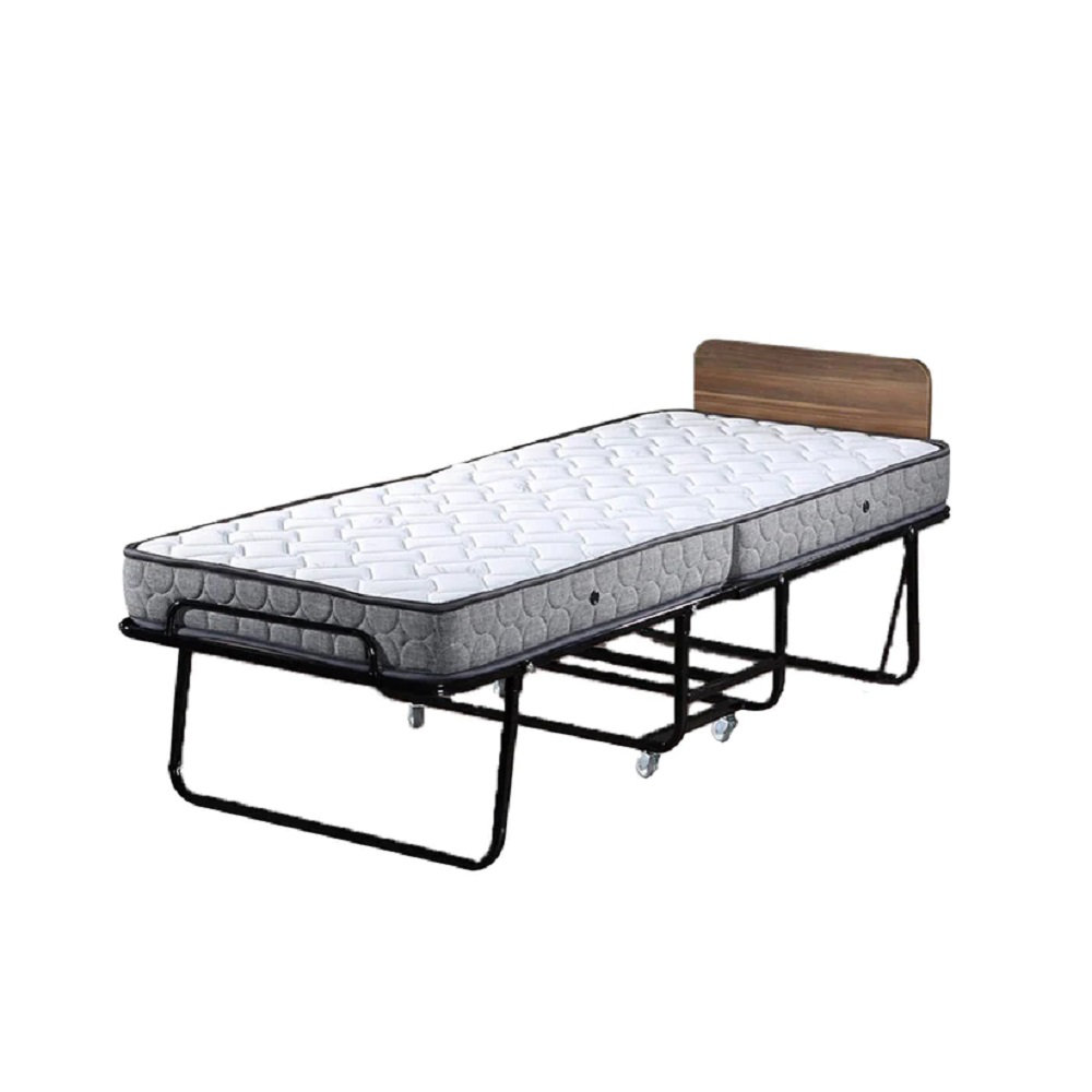 Go Green Wood Steel Folding Bed with Mattress Included Wayfair