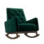 Chaise berçante en bois massif Demetrius-499498592