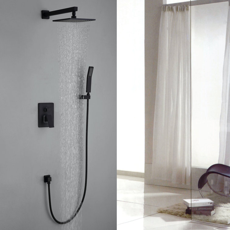 Complete Rainfall Shower System with with Handheld Spray