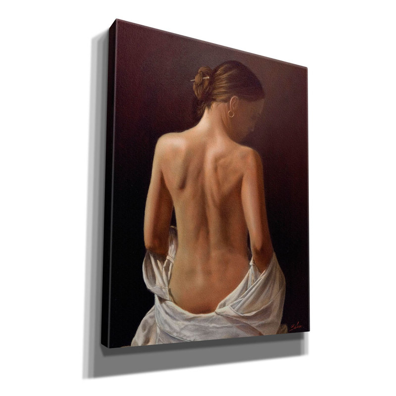 Loveah sur toile, H 34 po x l 26 po x P 1,5 po