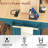55.7" Kitchen Island With 2 Foldable Leaf, 5 Wheels, Power Outlet, Folding Dining Table And Storage Space, Spacious Drop Nautical Style,-589039584