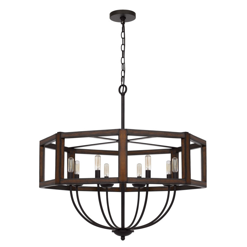 Lustre tambour à 8 lumières Kaelan