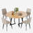 Mid Century Round Dining Table Sets-720274150-720274148-720274155