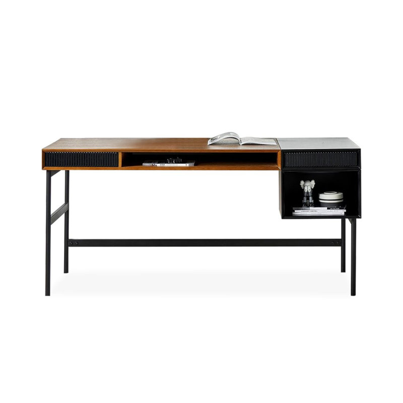 Bureaux modernes avec tiroirs, 29.53" H x 55.12" W x 25.59" D