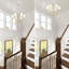 6-light Modern Chandeliers For Dining Room Light Fixture With Shades