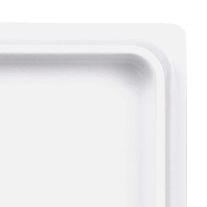 Couvercle en mélamine Elite global solutions, Blanc