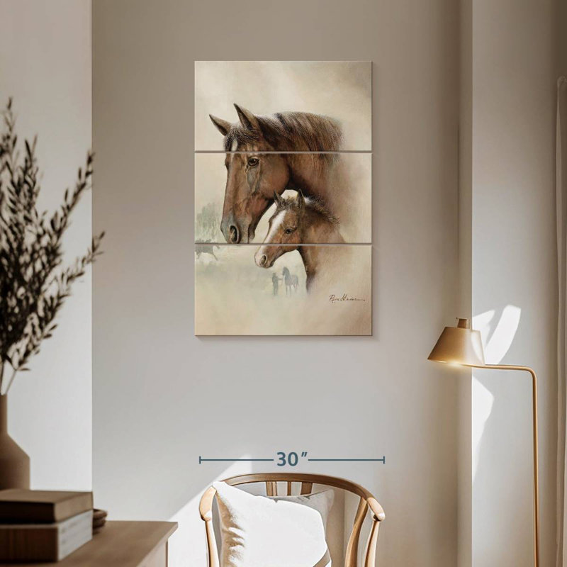 Cheval de course Brampt I, H 57 po x l 36 po