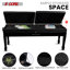 5 Core Duet Piano Bench 3.5 Inch Padded Cushioned Stool Wooden Heavy Duty Musician Chair w Storage-107558407