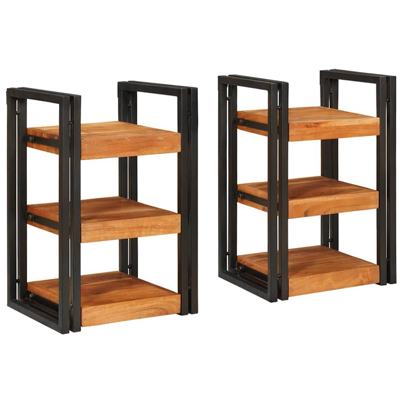 38cm W Solid Wood Bedside Table
