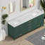 Meuble-lavabo moderne en bois 84 po avec double lavabo pour salle de bain