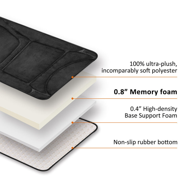 Coussin de siège de massage Inbox Zero Vibration Mousse à mémoire de forme, SL-262M